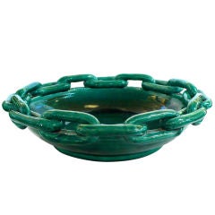 Vallauris Ceramic Chain Bowl
