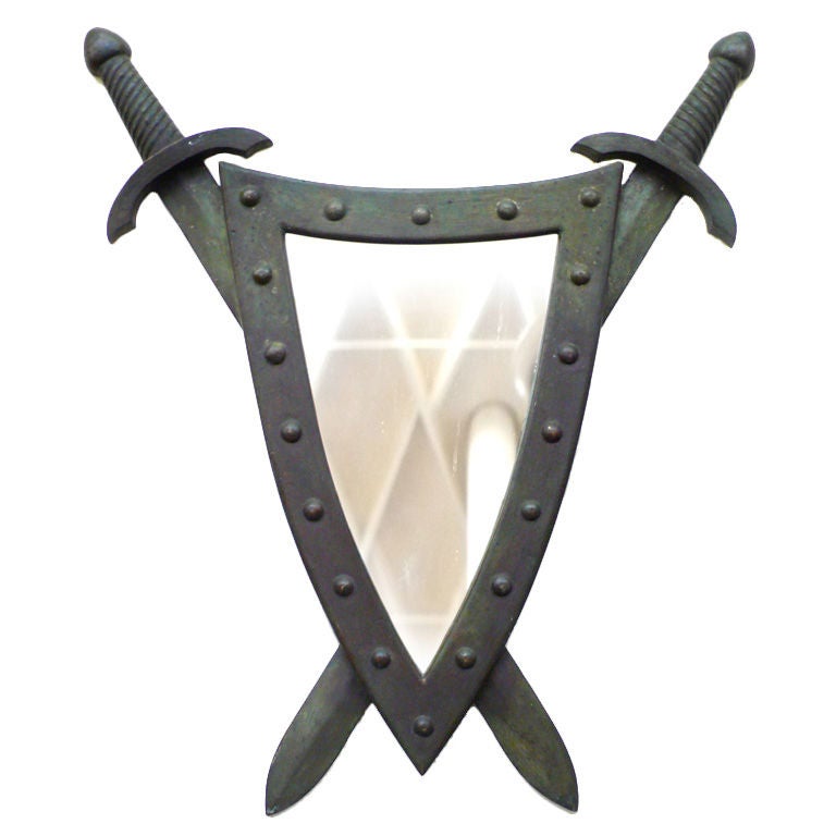 Bronze Sword and Shield Mirror