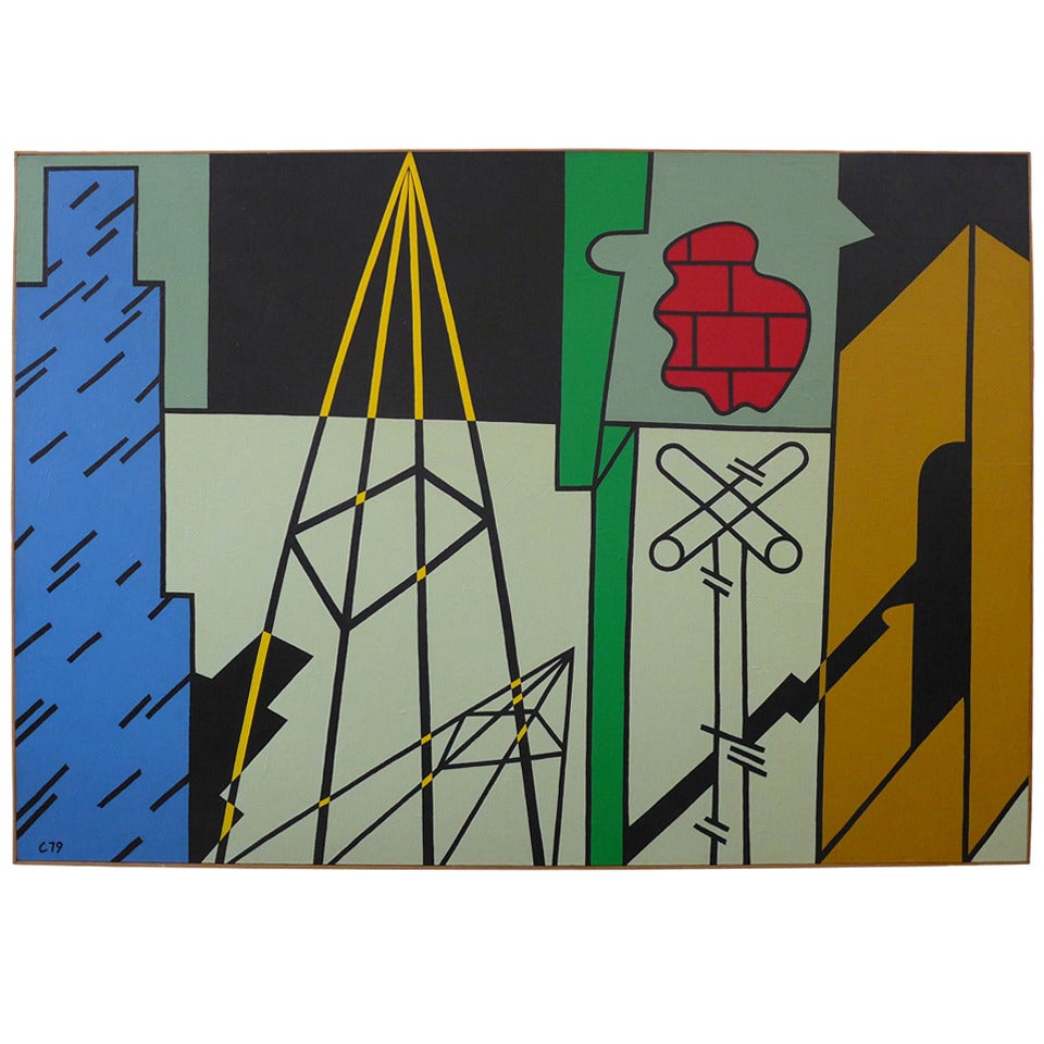 Large-Scale Pop Art Still Life Painting