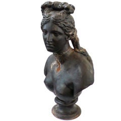 Life Size Cast Iron Bust