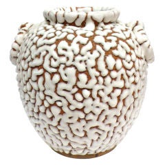 French ceramic vase
