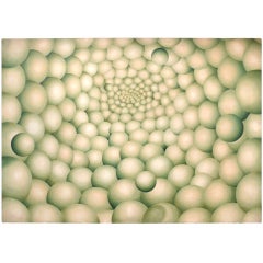 Psychedelic Spheres Oil Painting