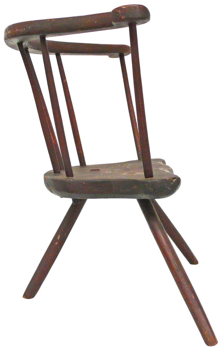 3 legged chair antique