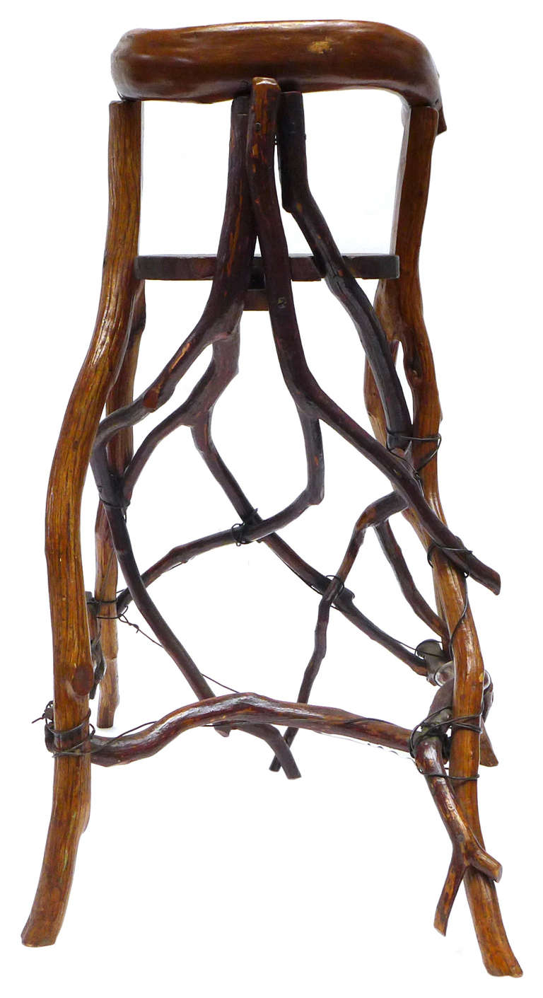 Mid-20th Century Primitive Twig High Chair For Sale