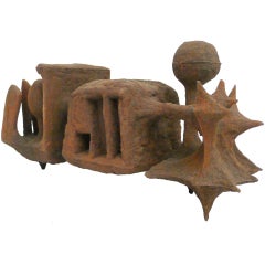 Cast Iron Modernist Sculpture by William F. Sellers