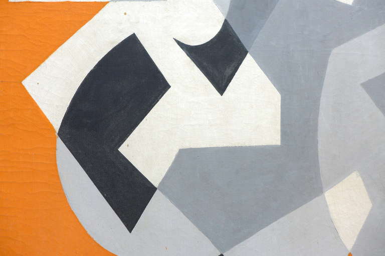 Abstract Geometric Painting by Chuck Rice In Good Condition In Los Angeles, CA