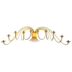 Large Scale Elegant Brass Candelabra