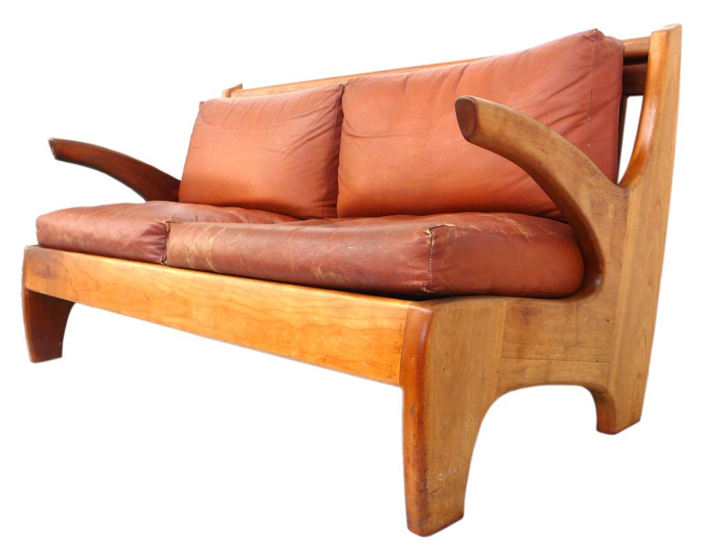 Hand-crafted Settee by Carson 