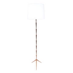 Copper Machine Age Floor Lamp
