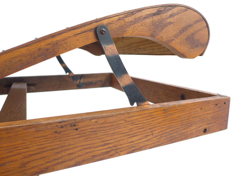 19th Century Unusual Folding Sanitary Couch
