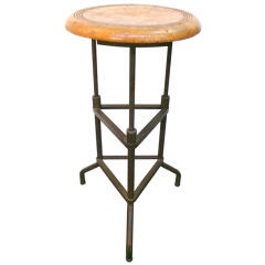Industrial Steel and Wood Stools