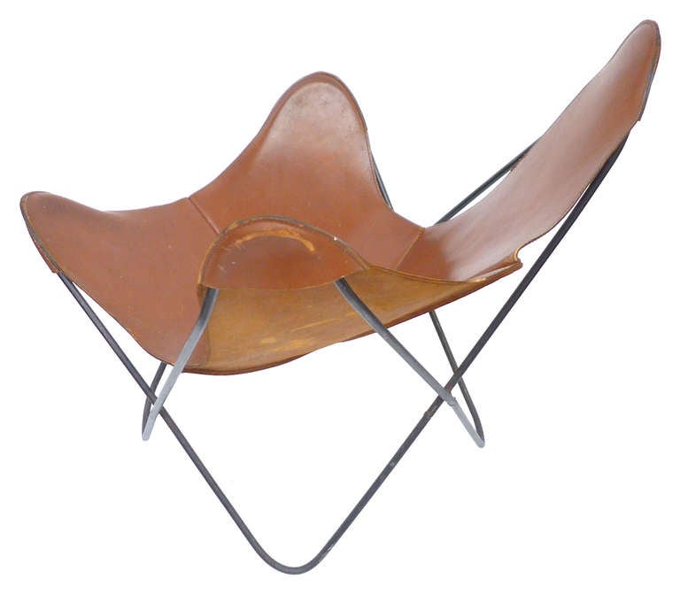 Mid-20th Century Vintage Hardoy Butterfly Chair