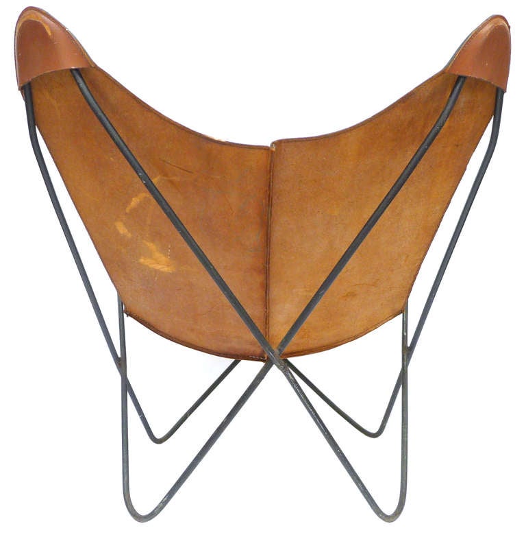 Vintage Hardoy Butterfly Chair In Good Condition In Los Angeles, CA