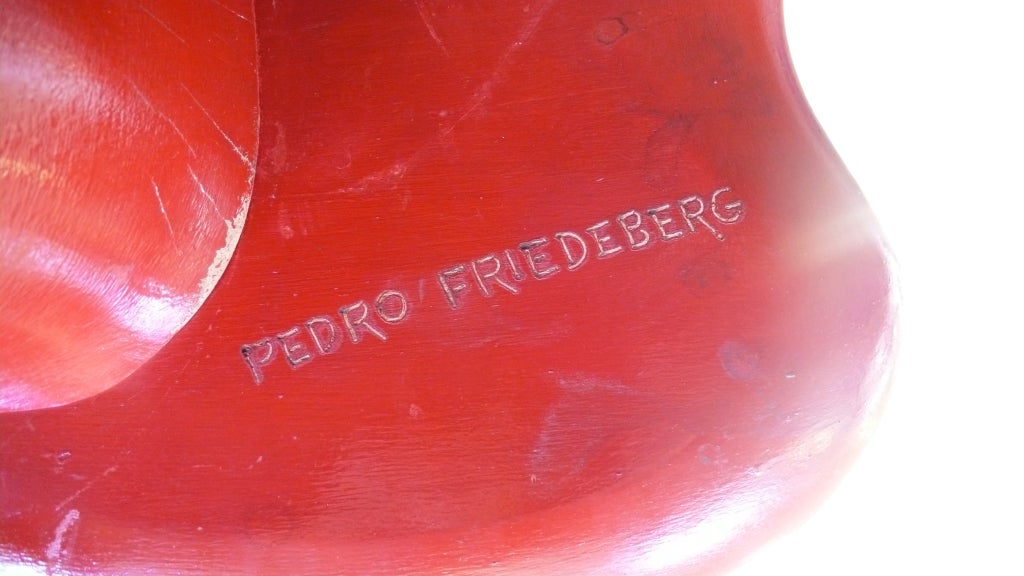 Rare Flat Hand-Foot Chair by Pedro Friedeberg 3