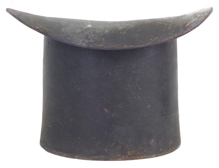 Unusual Cast Iron Top Hat at 1stdibs