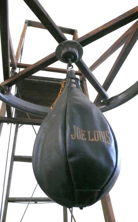 American 1940's Boxing Training-Ladder and Speed-Bag