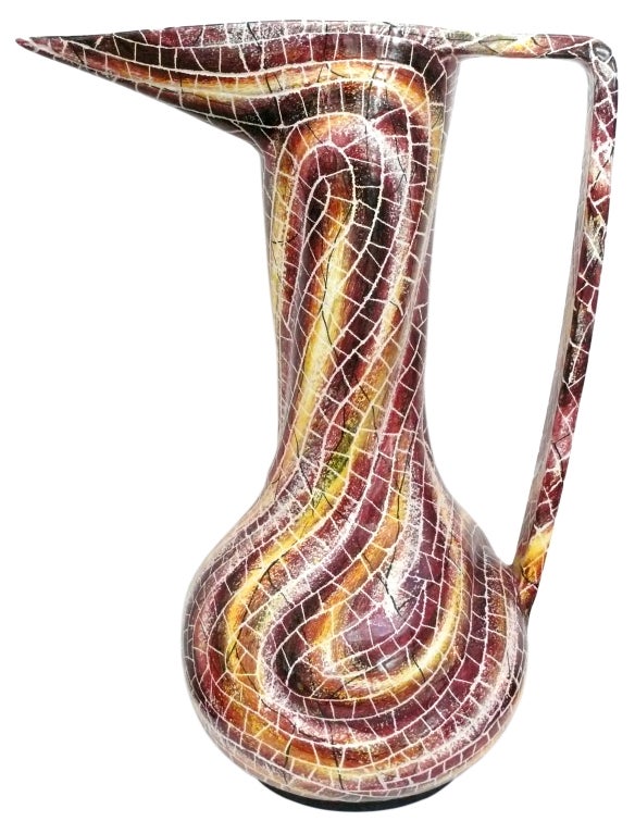 Monumental Ceramic Ewer by San Polo