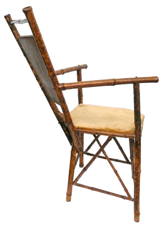 19th Century Exceptional Aesthetic Movement Bamboo Chair
