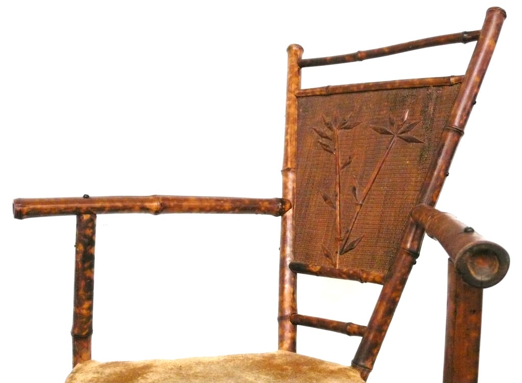 Exceptional Aesthetic Movement Bamboo Chair 4