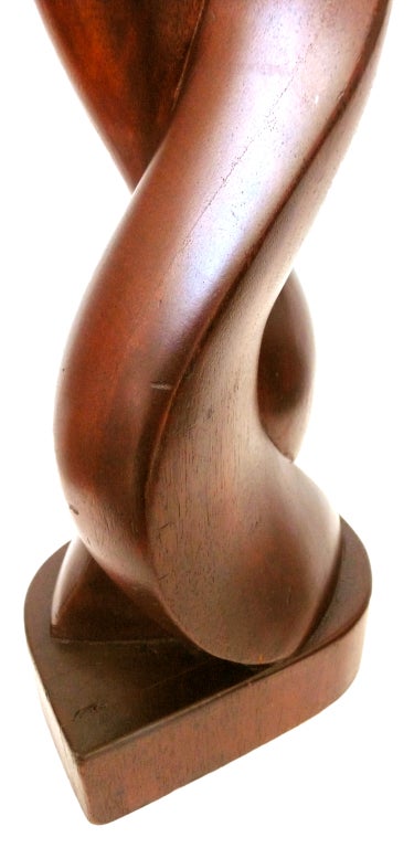 Mid-20th Century Hand Carved Wooden 