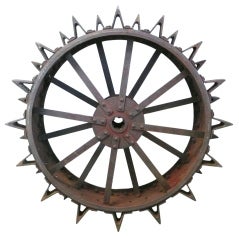 Monstrous and Spectacular Steel Tractor Wheel