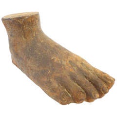 Wonderful and Sculptural Cast Iron Foot