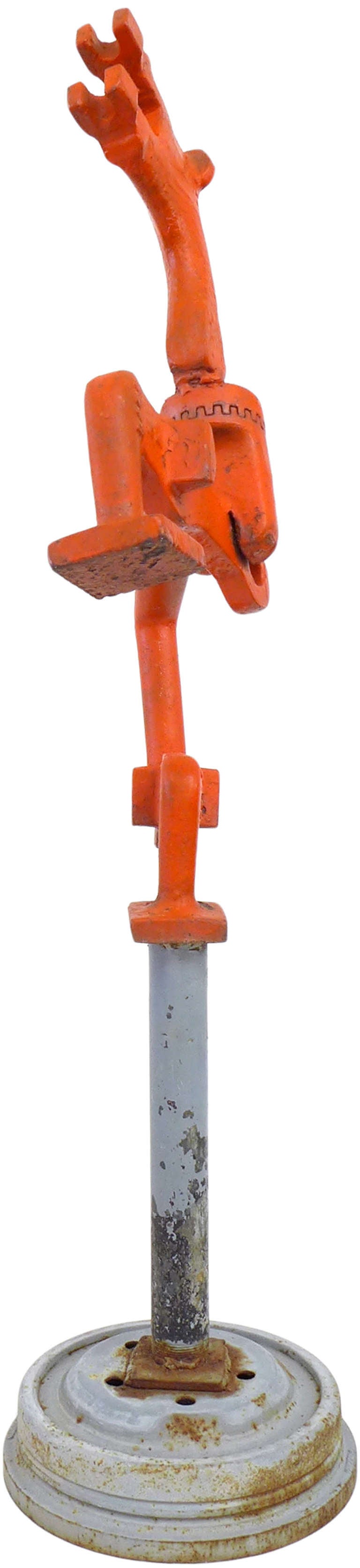 Steel Modernist Figural Sculpture by Harold Bloom For Sale