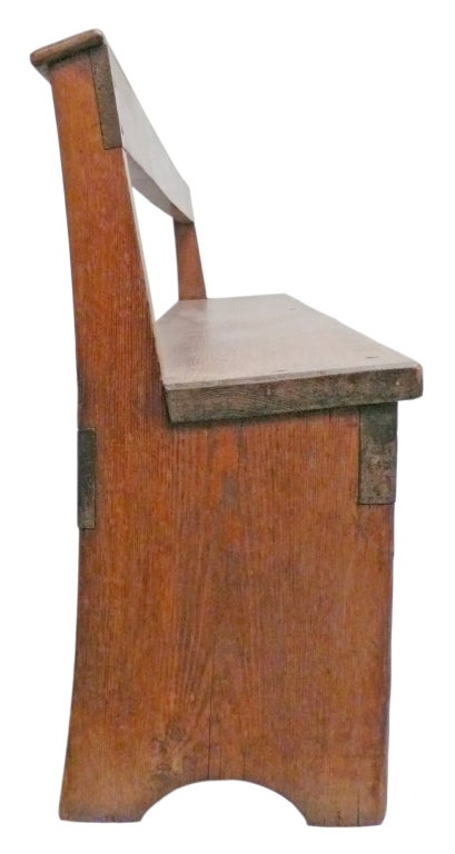 shaker meeting house bench