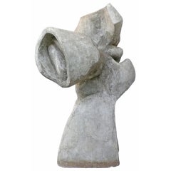 Large Biomorphic Concrete Sculpture