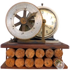 Vintage Folk Art Time-Bomb Clock