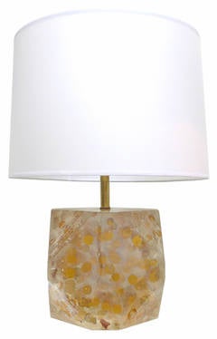 Geometric Laminated Acrylic Table Lamp Vintage Geometric Laminated Acrylic Table Lamp