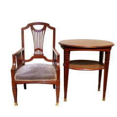 Antique Chair and Table Set