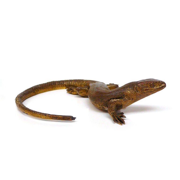 Austrian Vienna Cast Bronze Lizard