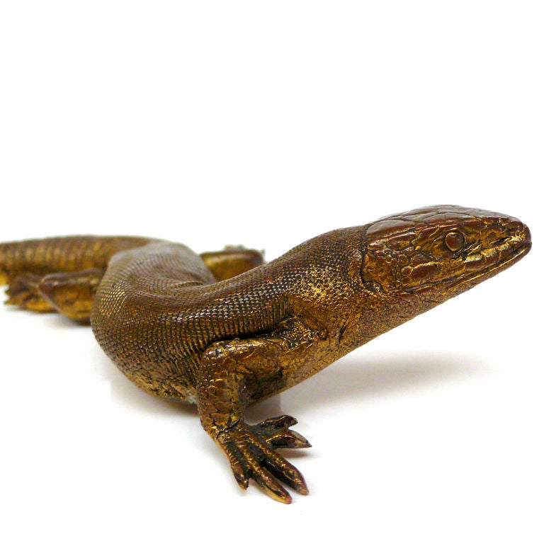 Vienna Cast Bronze Lizard 1