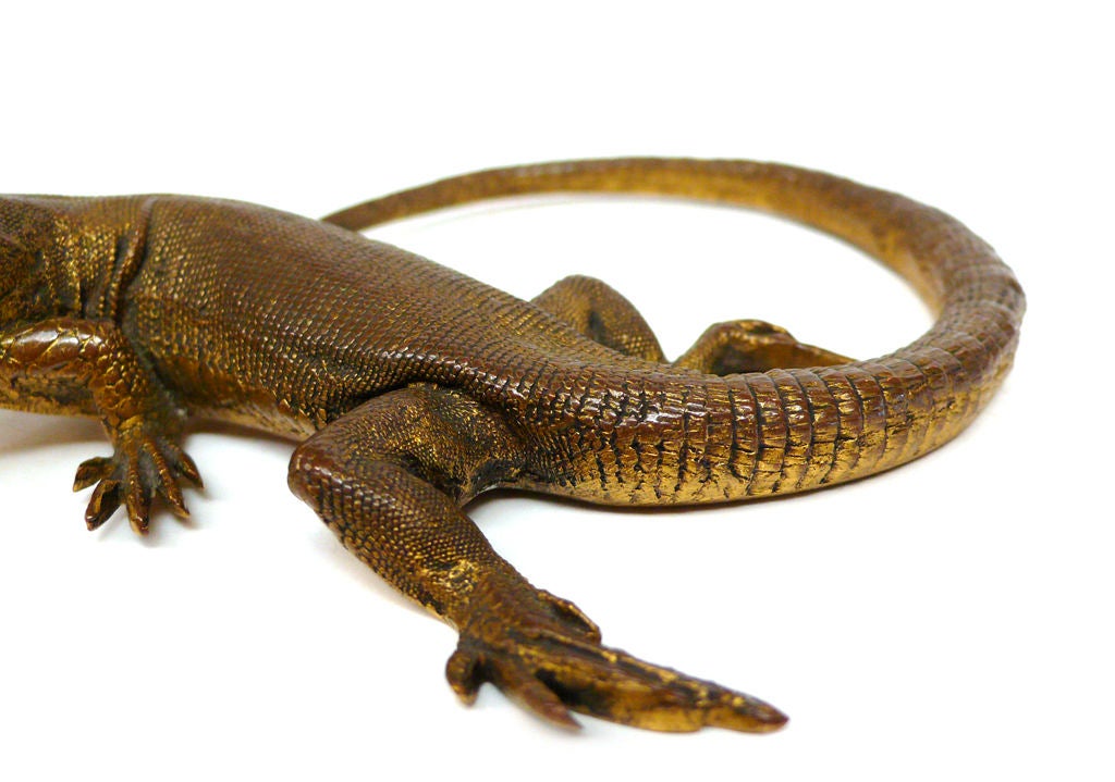 Vienna Cast Bronze Lizard 2