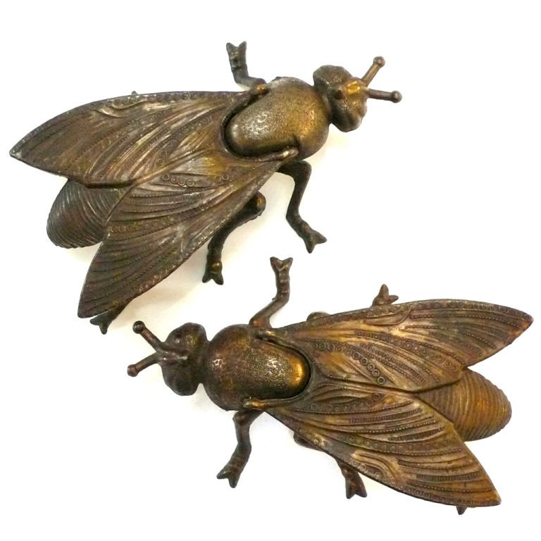 Pair of Italian Bee Ashtrays