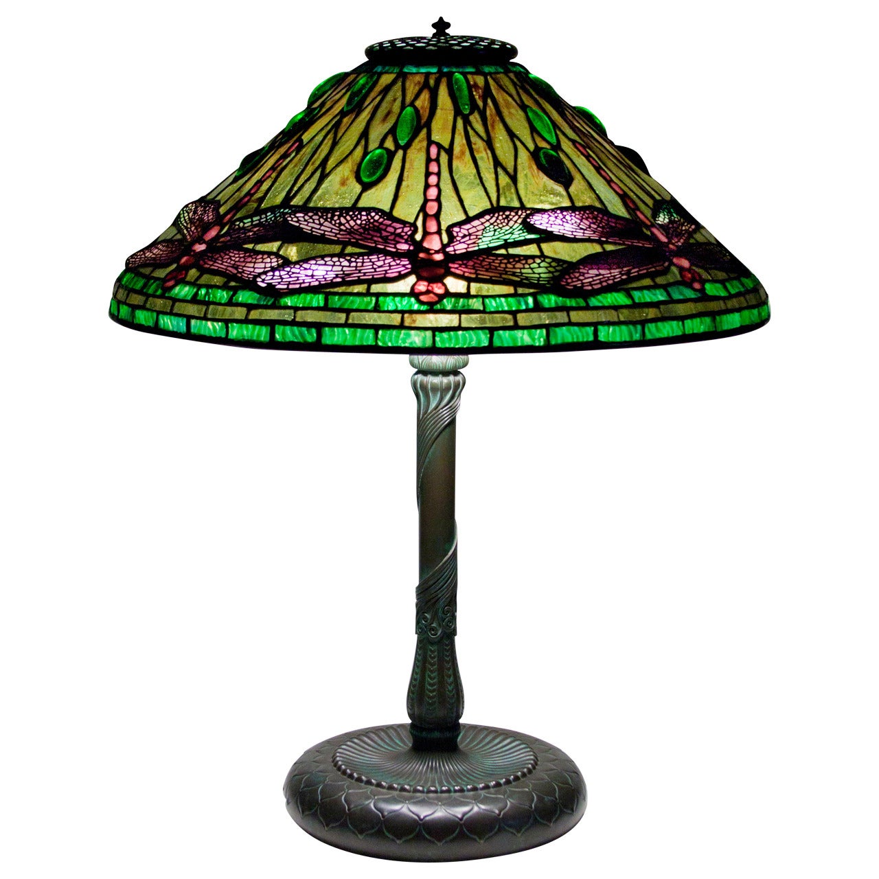 Tiffany Studios Dragonfly Table Lamp For Sale