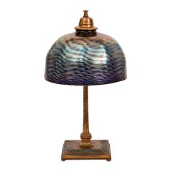 TIffany Studios Damascene Desk Lamp