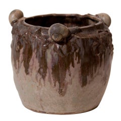Denbac Ceramic Vase Decorated with Snails