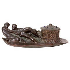 Tiffany Studios Inkwell