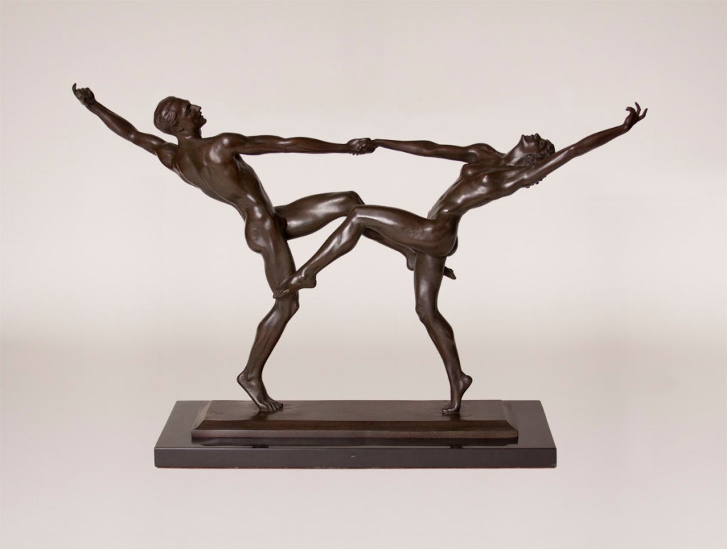 A Harriet W. Frishmuth sculpture in bronze entitled 