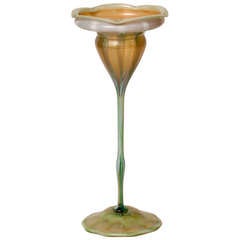 Tiffany Studios Favrile Glass Flower Form Vase