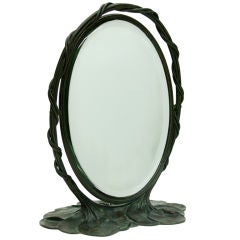 Rare Tiffany Studios Lily Pad Mirror