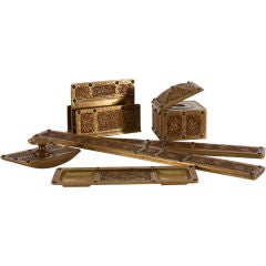 Tiffany Studios 9th Century Desk Set