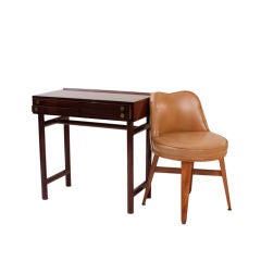 Ed Wormley for Dunbar Writing Table and Swivel Chair