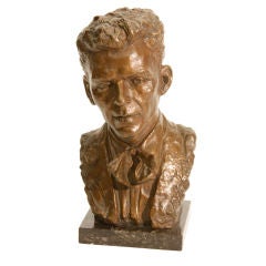 Sculpture of Frank Sinatra by Jo Davidson