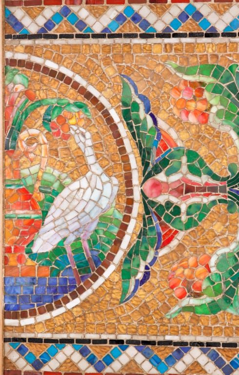 Tiffany Studios Mosaic Plaque