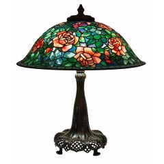 Tiffany Studios Rose Table Lamp