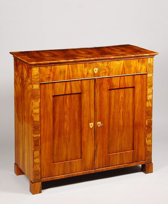A Handsome Biedermeier Two-Door Commode