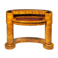Second Period Biedermeier Writing Desk in the Manner of Josef Danhauser